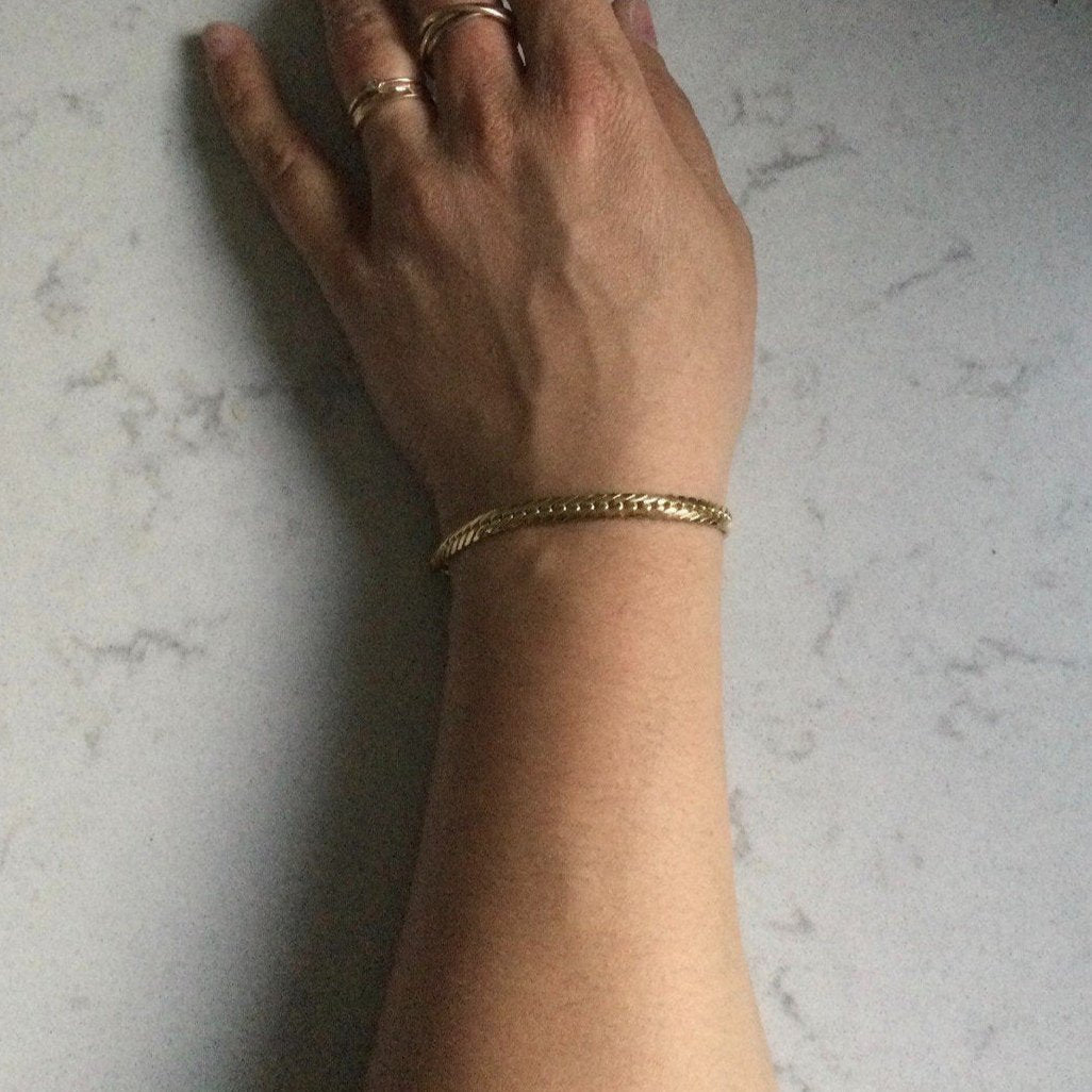 Bracelet en or jaune - Castafiore