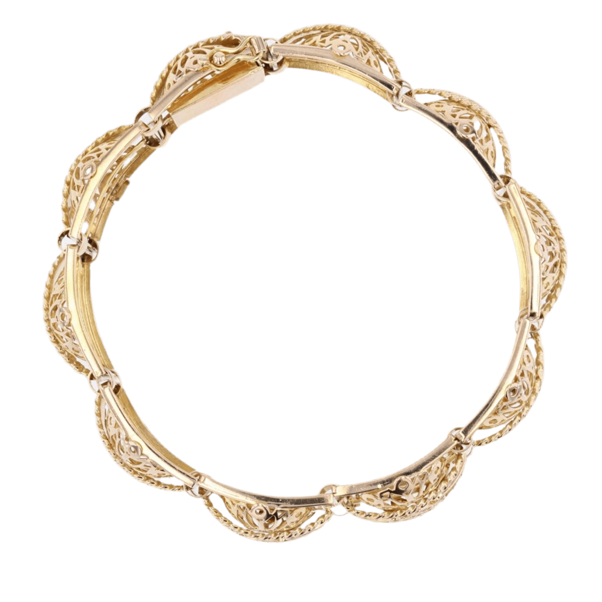 Bracelet en or jaune - Castafiore