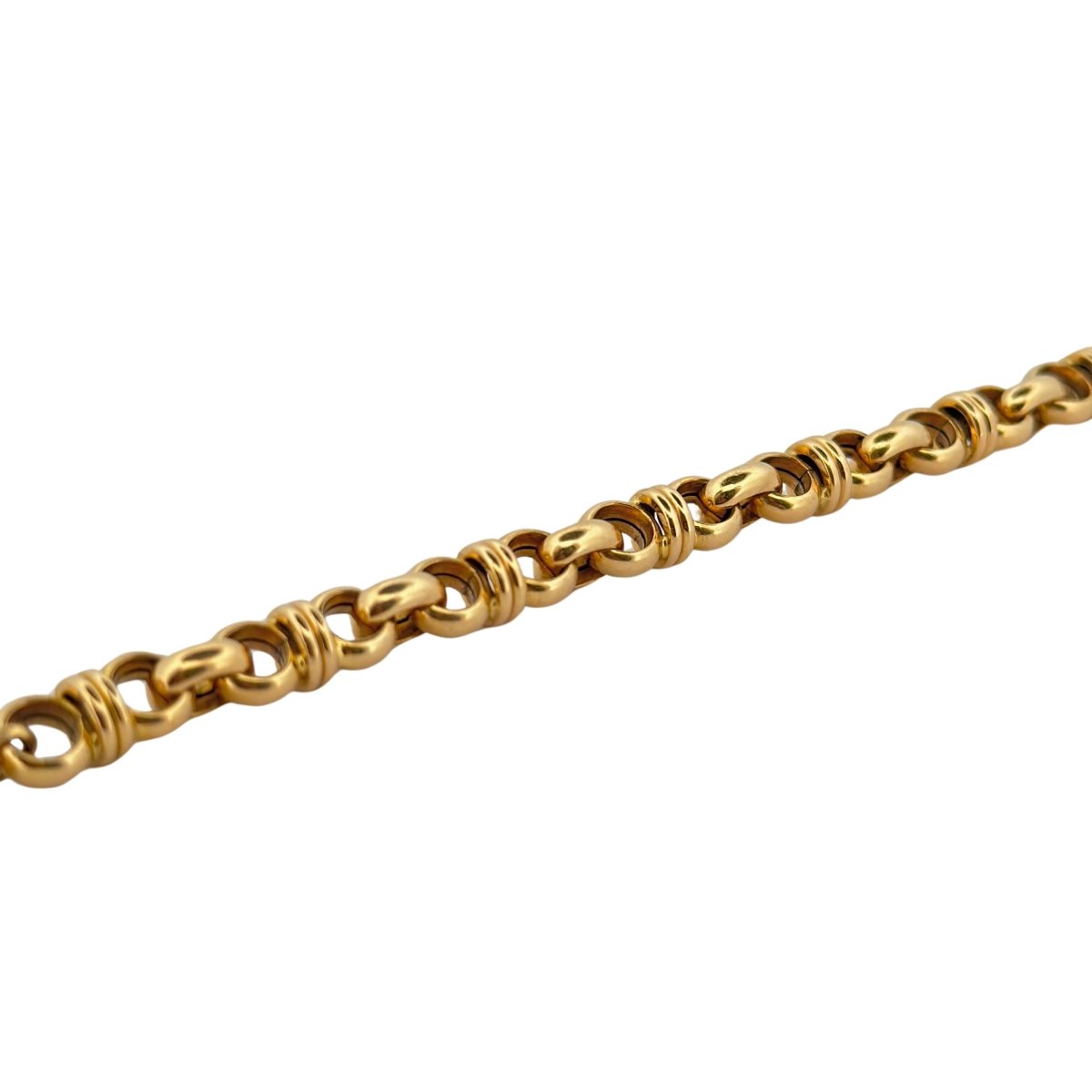 Bracelet en or jaune à maillons - Castafiore