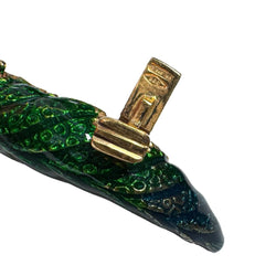 Bracelet en or jaune, émail, rubis et diamants - Castafiore
