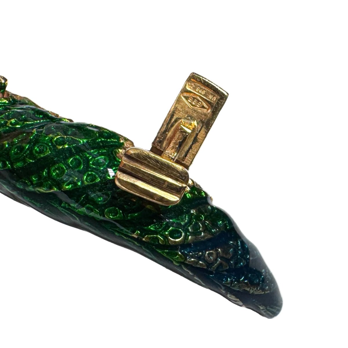 Bracelet en or jaune, émail, rubis et diamants - Castafiore