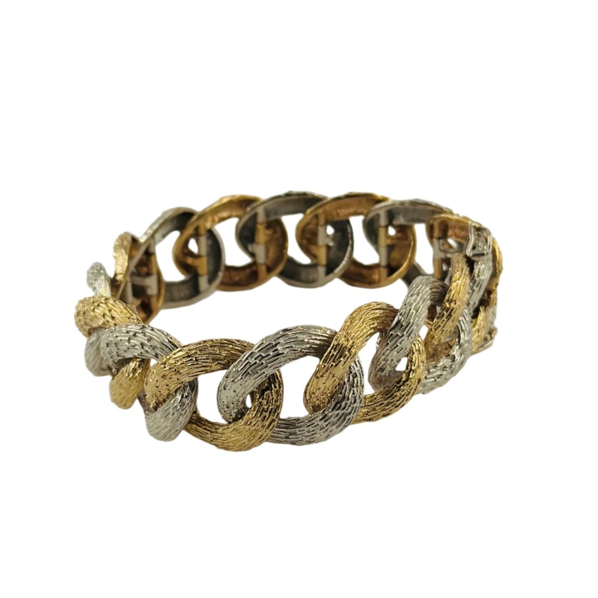 Bracelet en or jaune et blanc - Castafiore