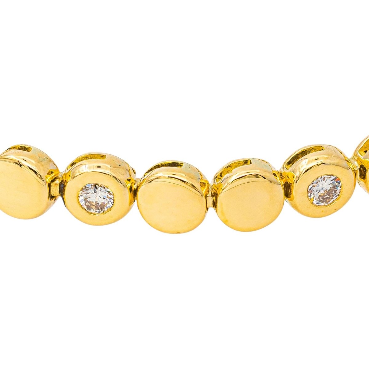 Bracelet en or jaune et diamants - Castafiore