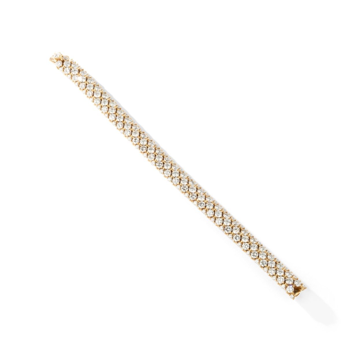 Bracelet en or jaune et diamants - Castafiore