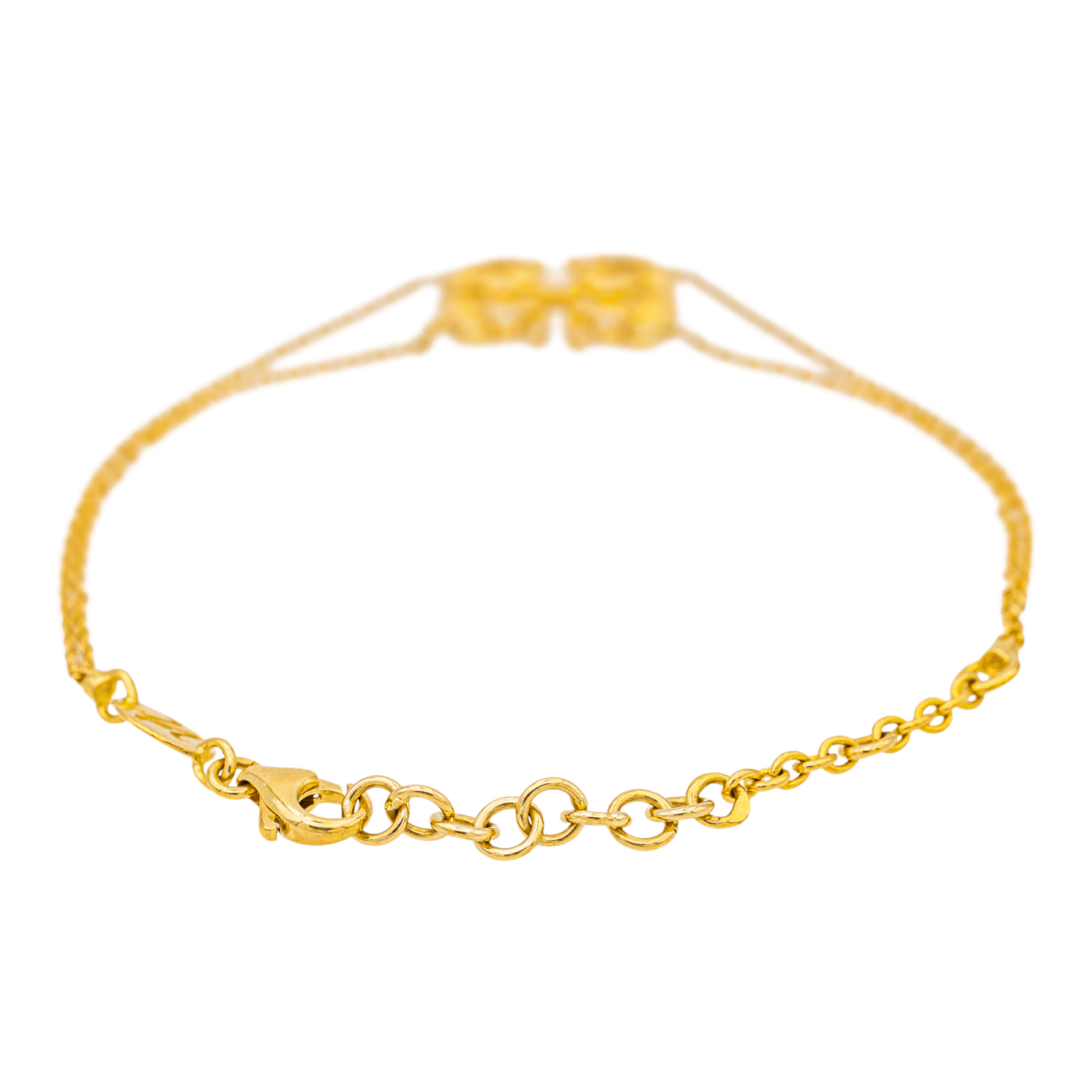 Bracelet en or jaune et diamants - Castafiore