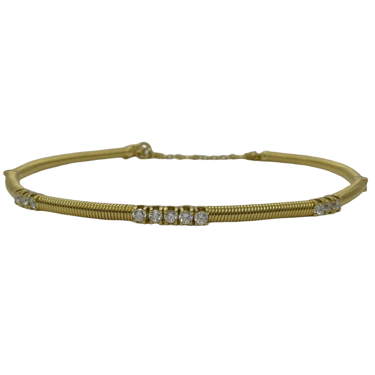 Bracelet en or jaune et diamants - Castafiore