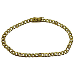 Bracelet en or jaune et diamants - Castafiore
