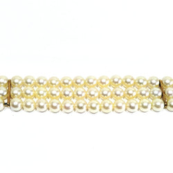 Bracelet en or jaune et perles - Castafiore