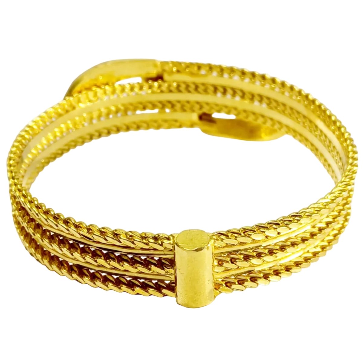 Bracelet en or jaune et rubis - Castafiore