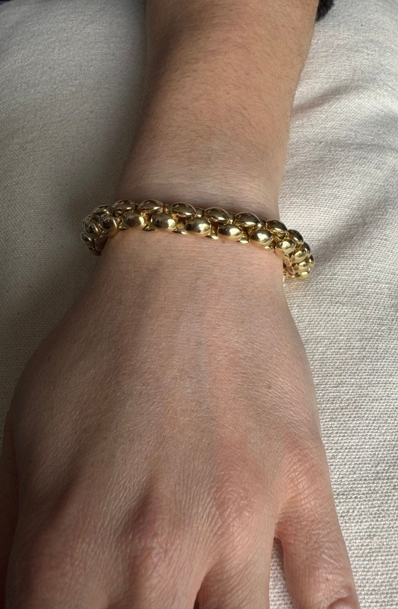 Bracelet En Or Jaune Et Saphir - Castafiore