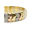 Bracelet en or jaune, or blanc, or rose et diamants - Castafiore