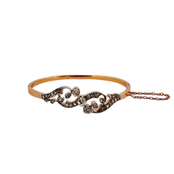 Bracelet en or rose et diamants - Castafiore