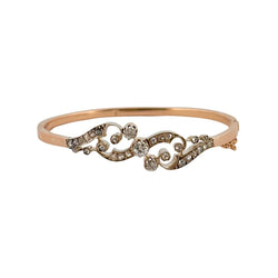 Bracelet en or rose et diamants - Castafiore
