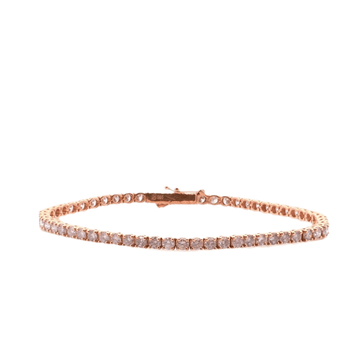 Bracelet en or rose et diamants - Castafiore