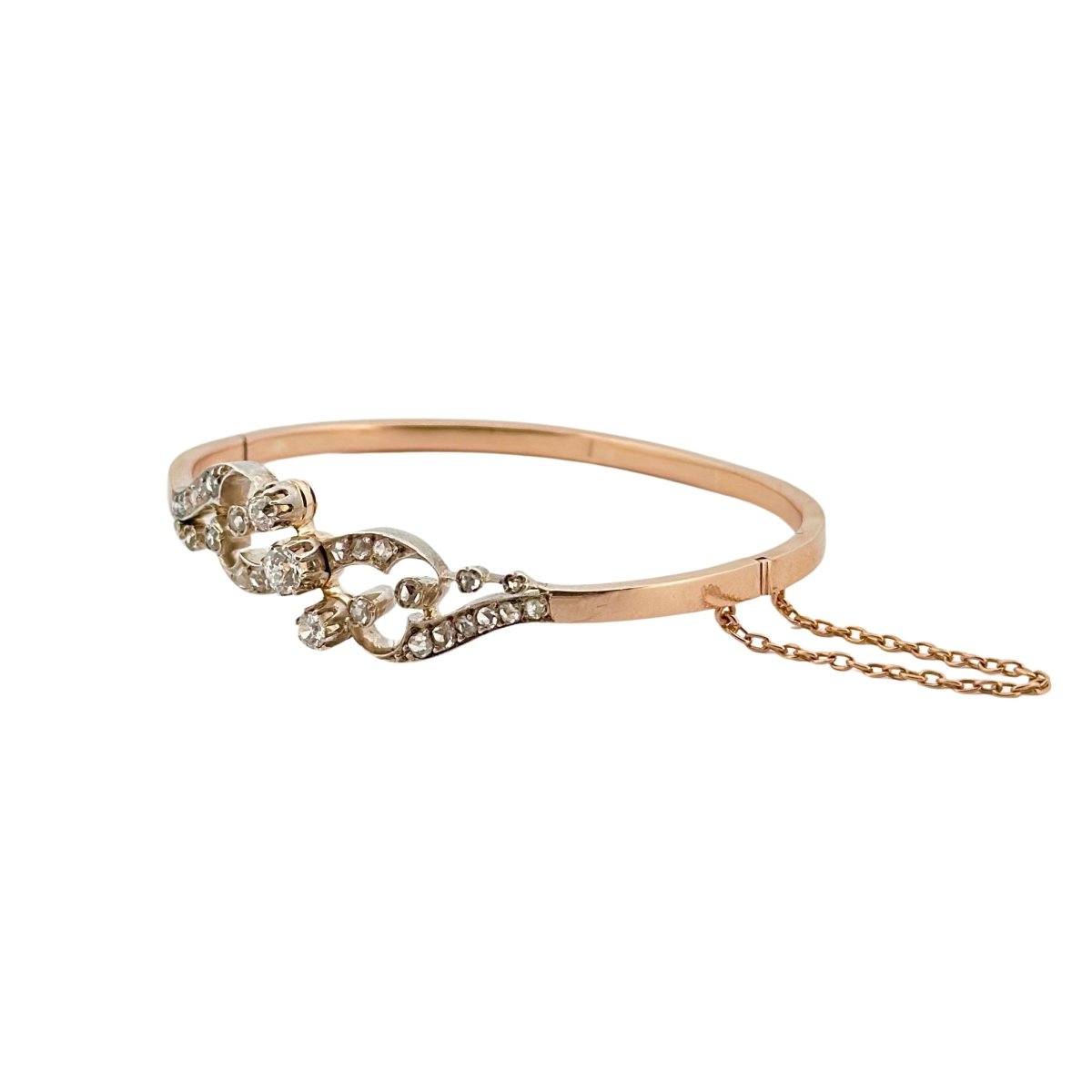Bracelet en or rose et diamants - Castafiore