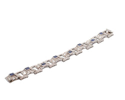 Bracelet en platine et diamants - Castafiore