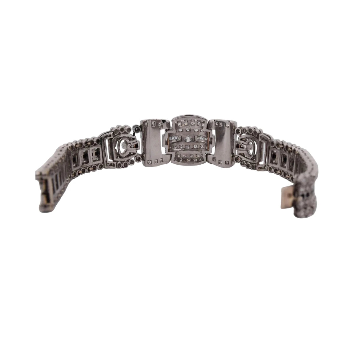 Bracelet en platine et diamants - Castafiore