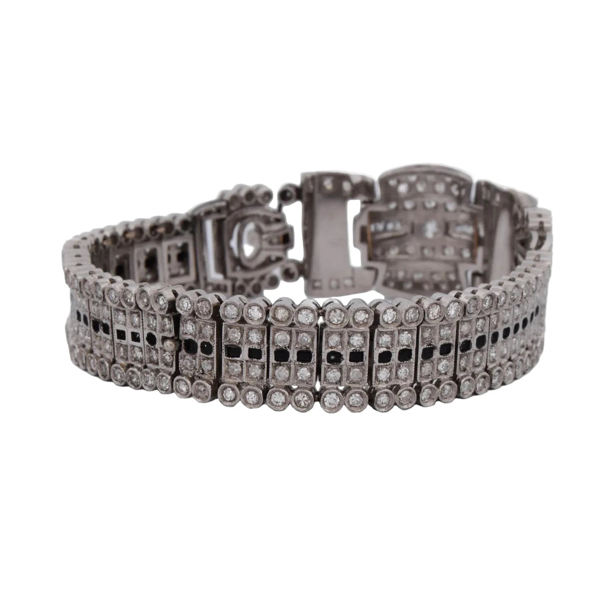 Bracelet en platine et diamants - Castafiore