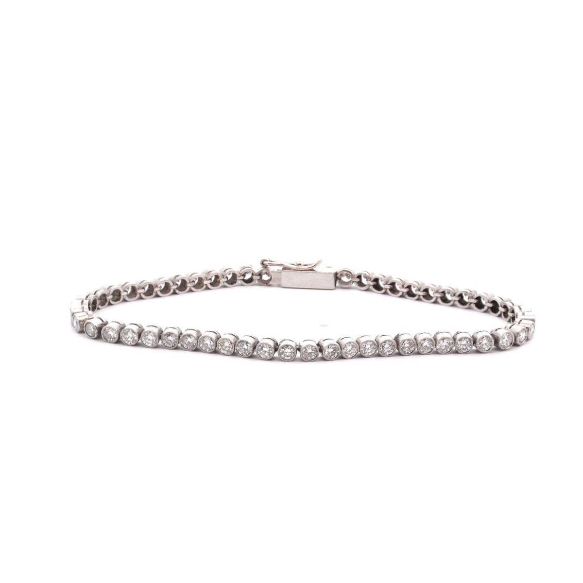 Bracelet en platine et diamants - Castafiore