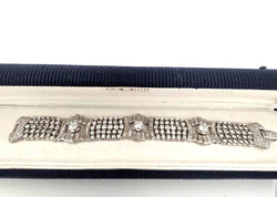 Bracelet en platine et diamants - Castafiore