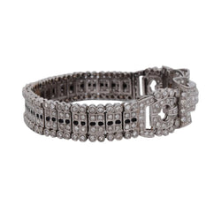 Bracelet en platine et diamants - Castafiore