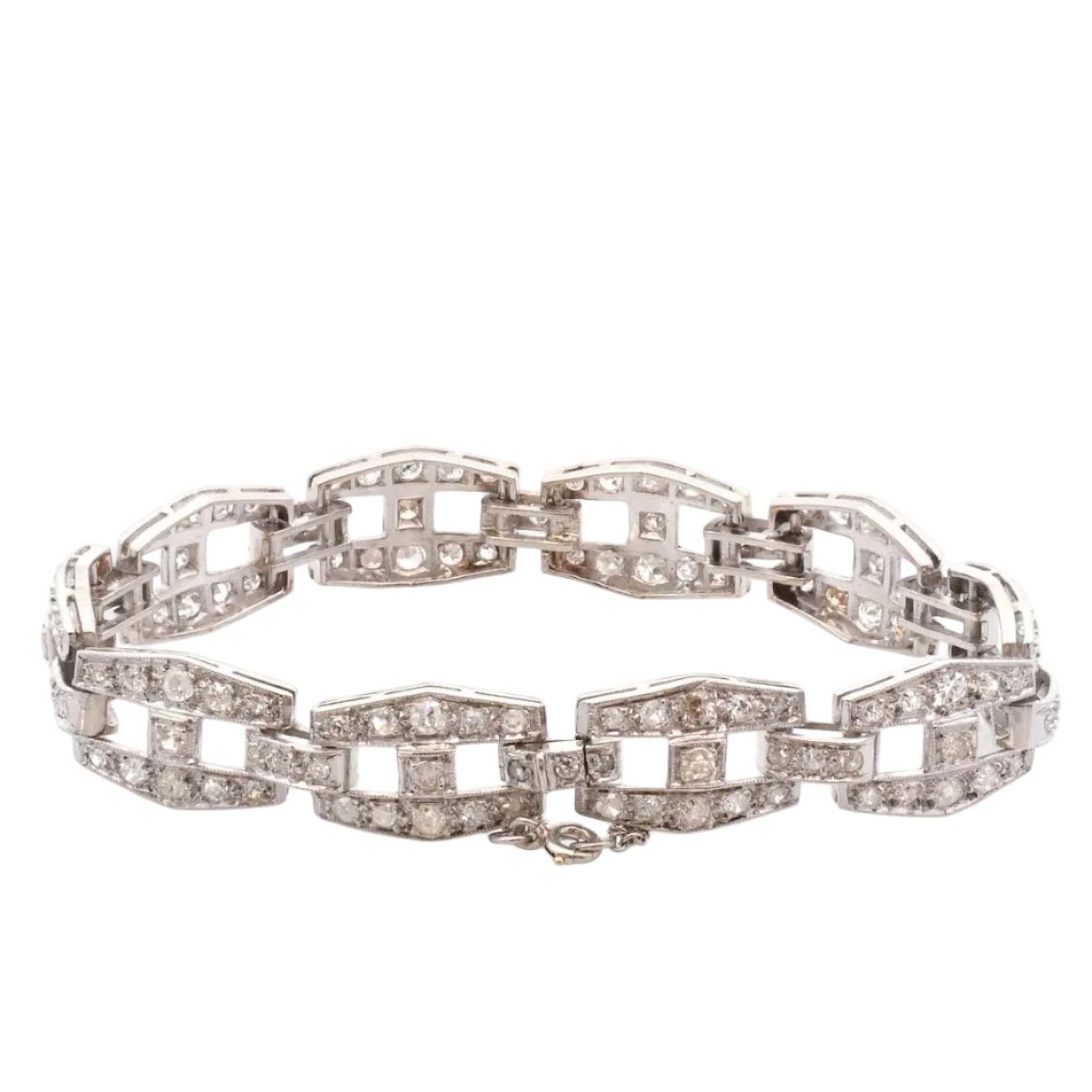 Bracelet en platine et diamants - Castafiore