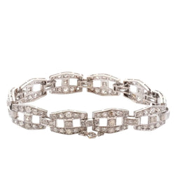 Bracelet en platine et diamants - Castafiore