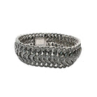 Bracelet en platine serti de diamants naturels totalisant 8,00 ct. - Castafiore