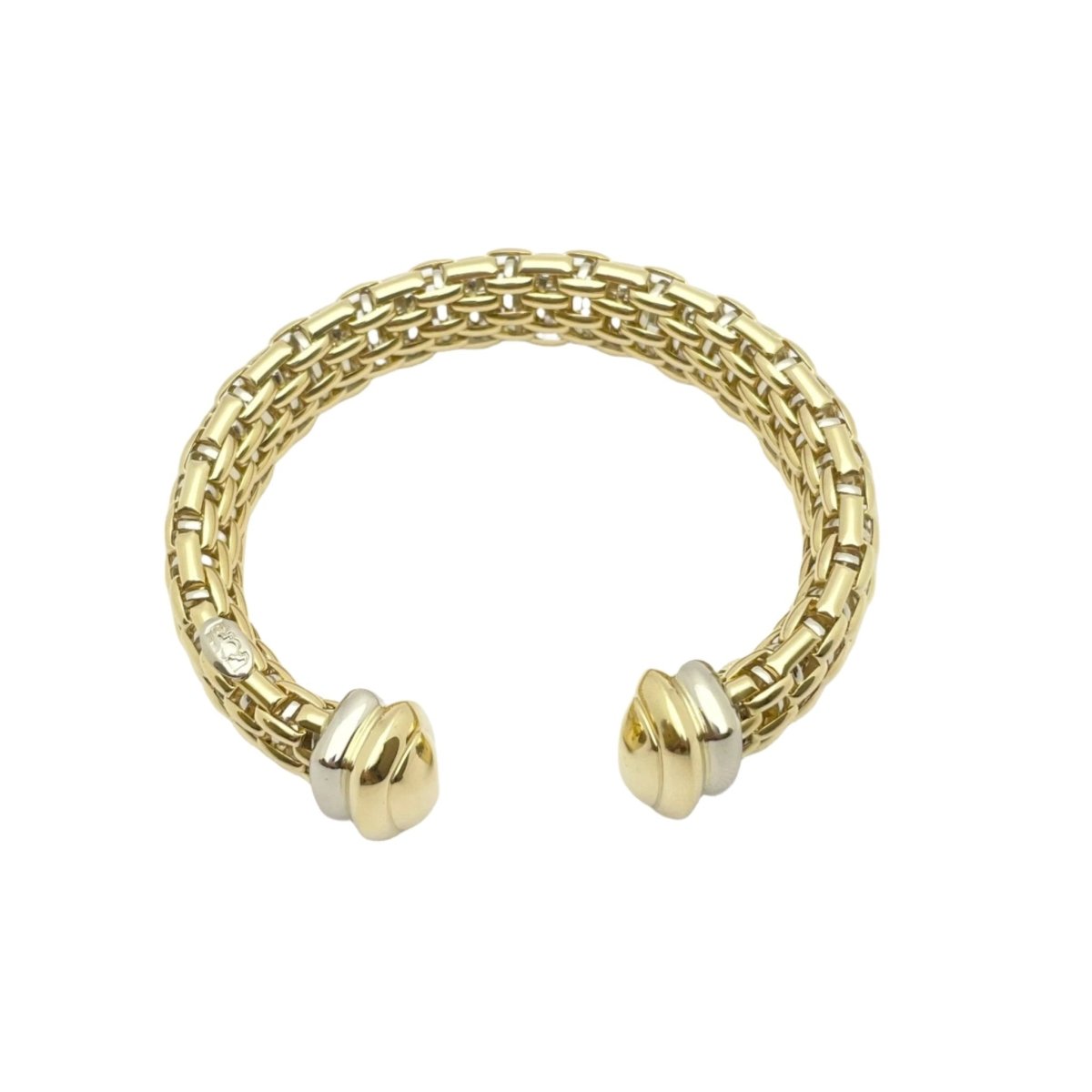 Bracelet FOPE en or blanc et jaune - Castafiore