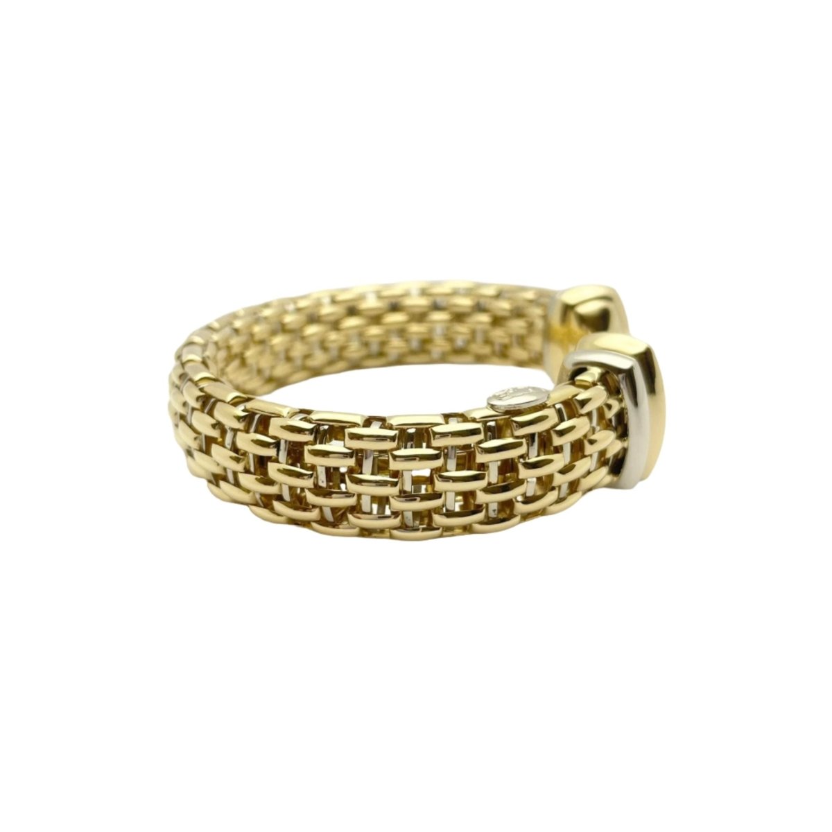 Bracelet FOPE en or blanc et jaune - Castafiore