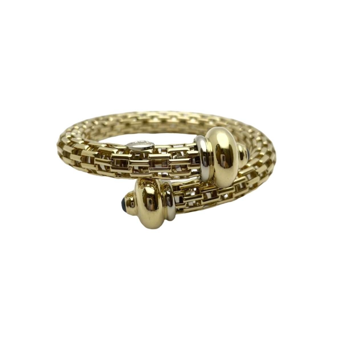 Bracelet FOPE en or jaune et saphirs - Castafiore