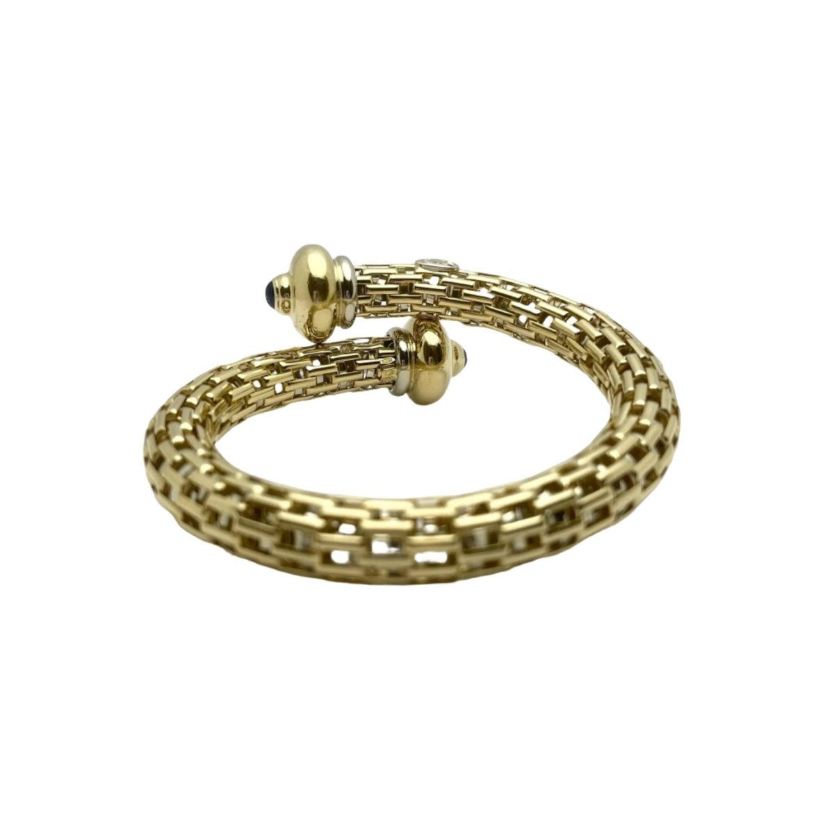 Bracelet FOPE en or jaune et saphirs - Castafiore