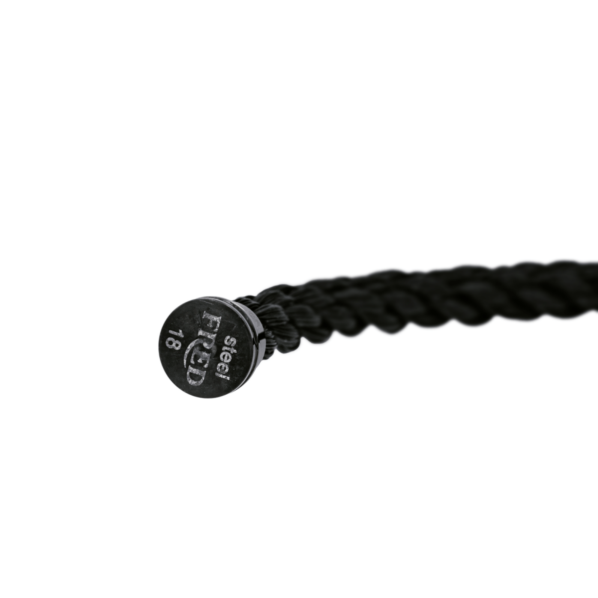 Bracelet FRED "Force 10" en acier, titane et diamants - Castafiore