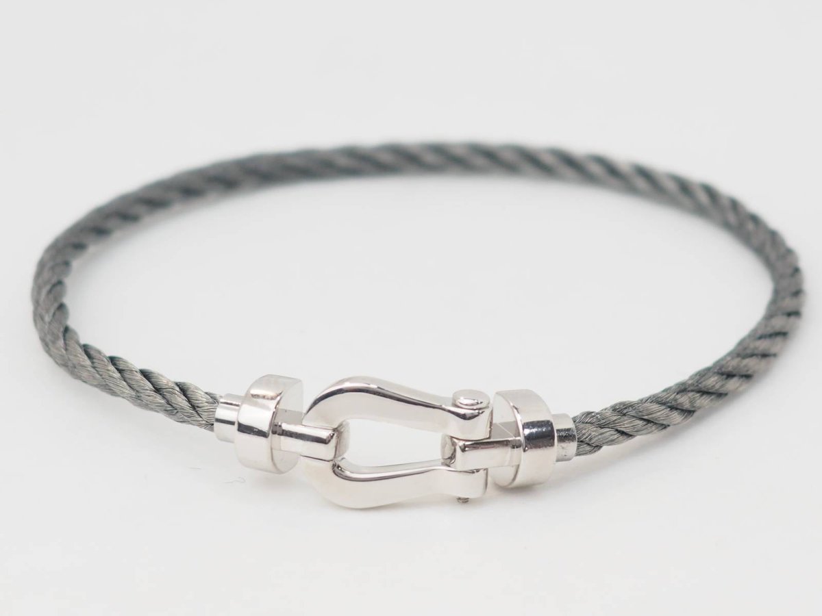 Bracelet Fred force 10 en or blanc - Castafiore