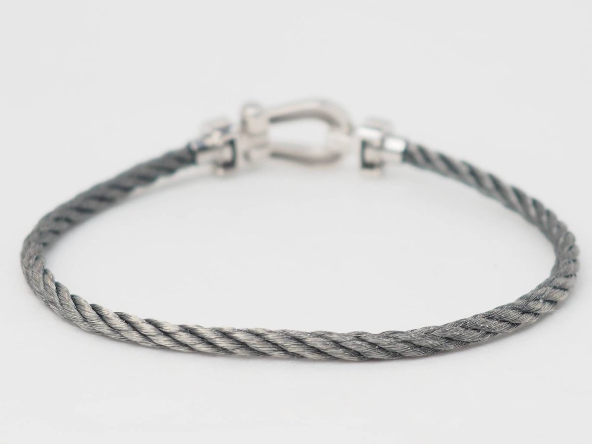 Bracelet Fred force 10 en or blanc - Castafiore