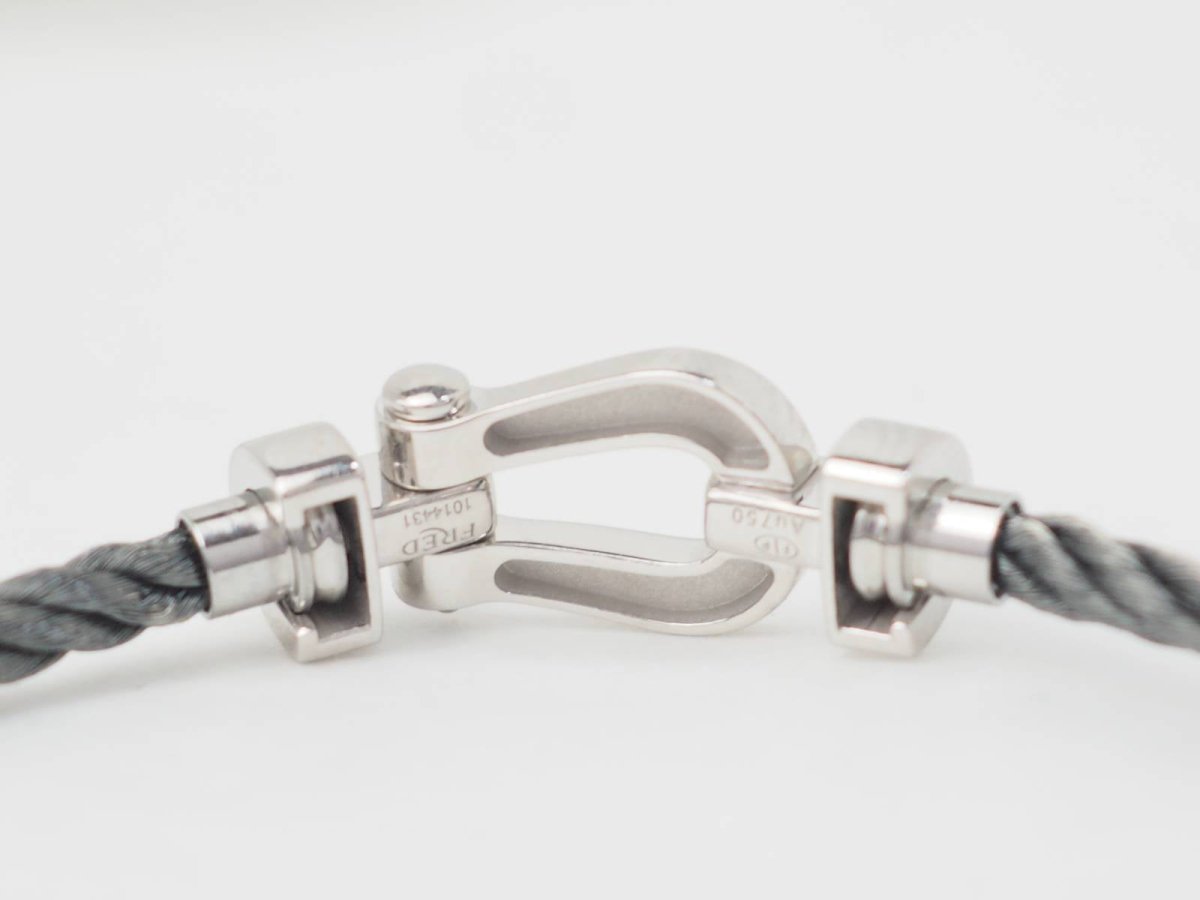 Bracelet Fred force 10 en or blanc - Castafiore