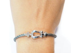 Bracelet Fred force 10 en or blanc - Castafiore
