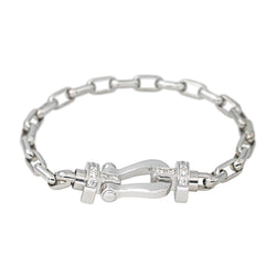 Bracelet FRED "Force 10" en or blanc et diamants - Castafiore
