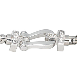 Bracelet FRED "Force 10" en or blanc et diamants - Castafiore