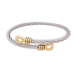 Bracelet FRED "Force 10" en or et acier - Castafiore
