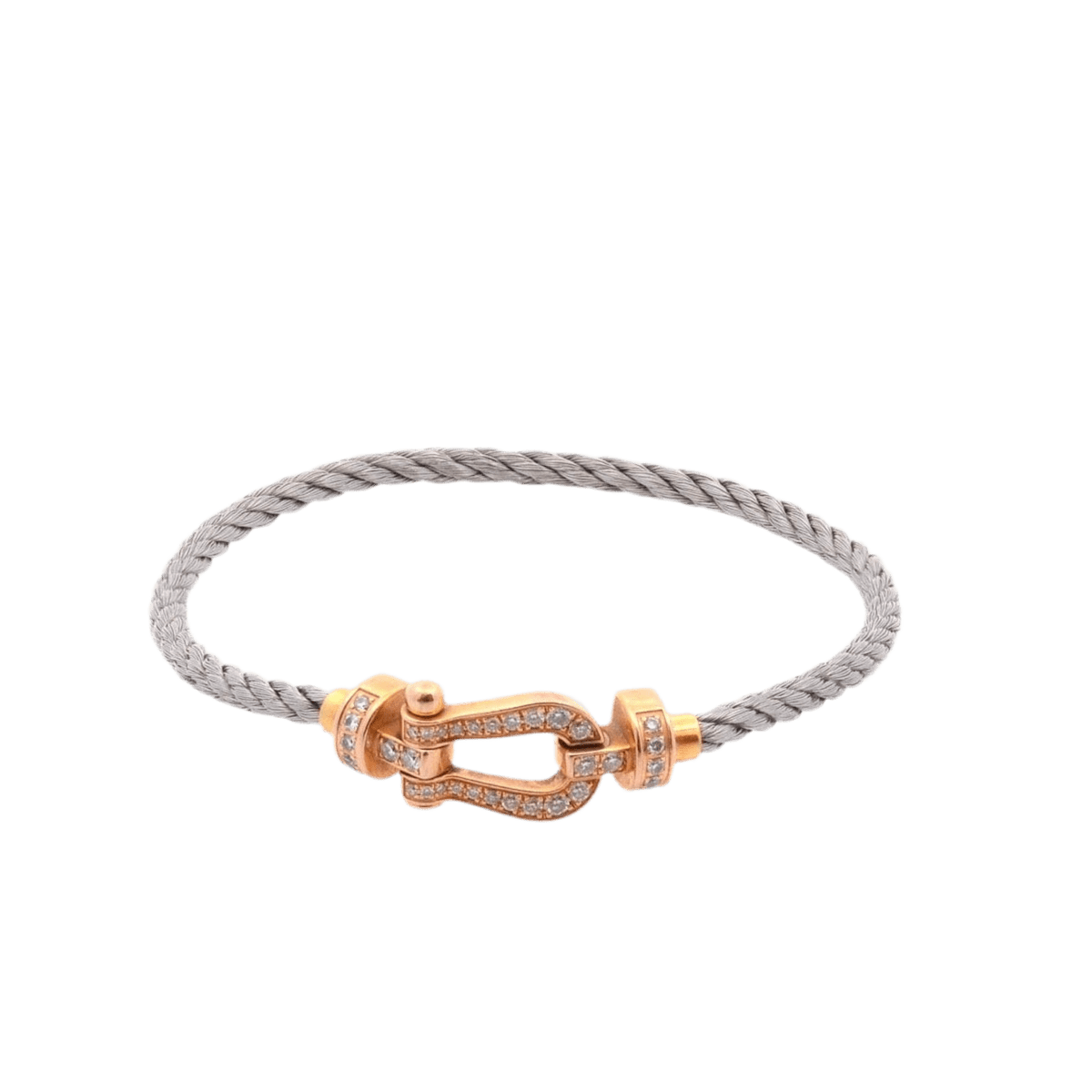 Bracelet FRED "Force 10" en or jaune et diamants - Castafiore