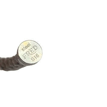Bracelet FRED "Force 10" GM en or blanc et acier - Castafiore