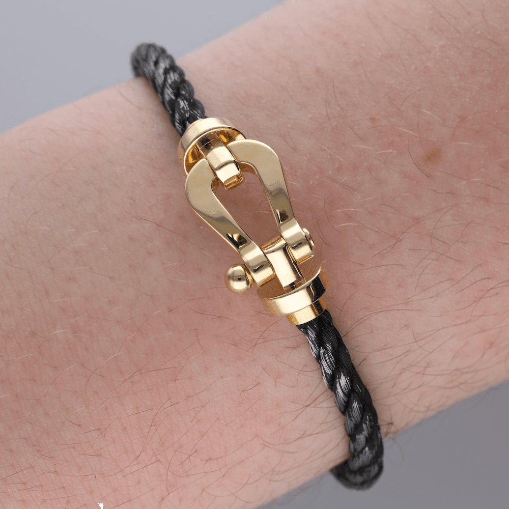 Bracelet FRED "Force 10" GM en or jaune - Castafiore