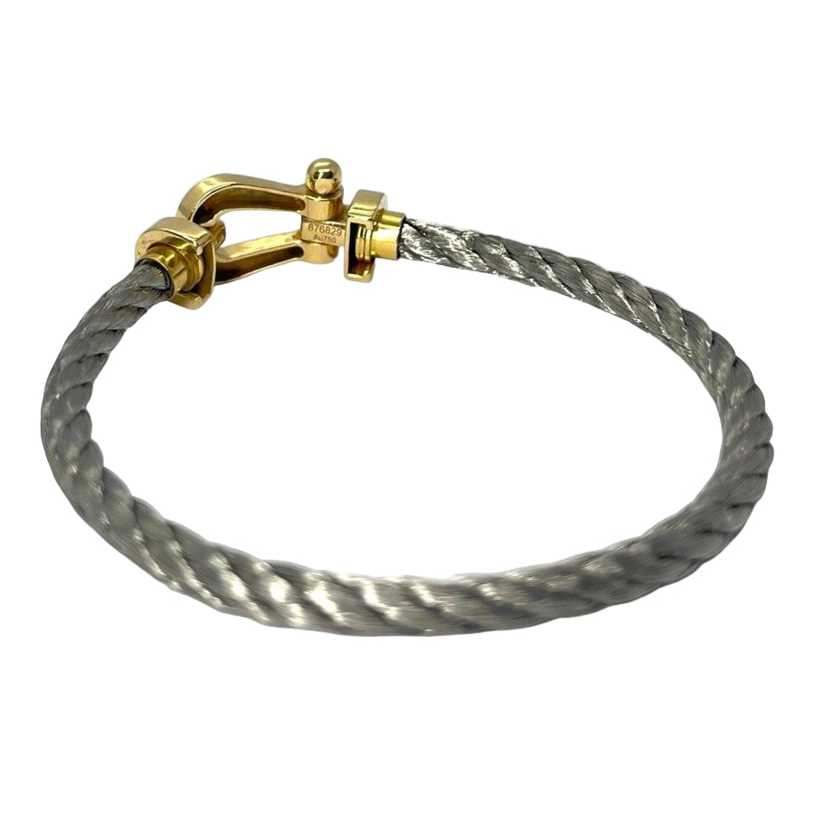Bracelet FRED Force 10 grand modèle en or jaune - Castafiore