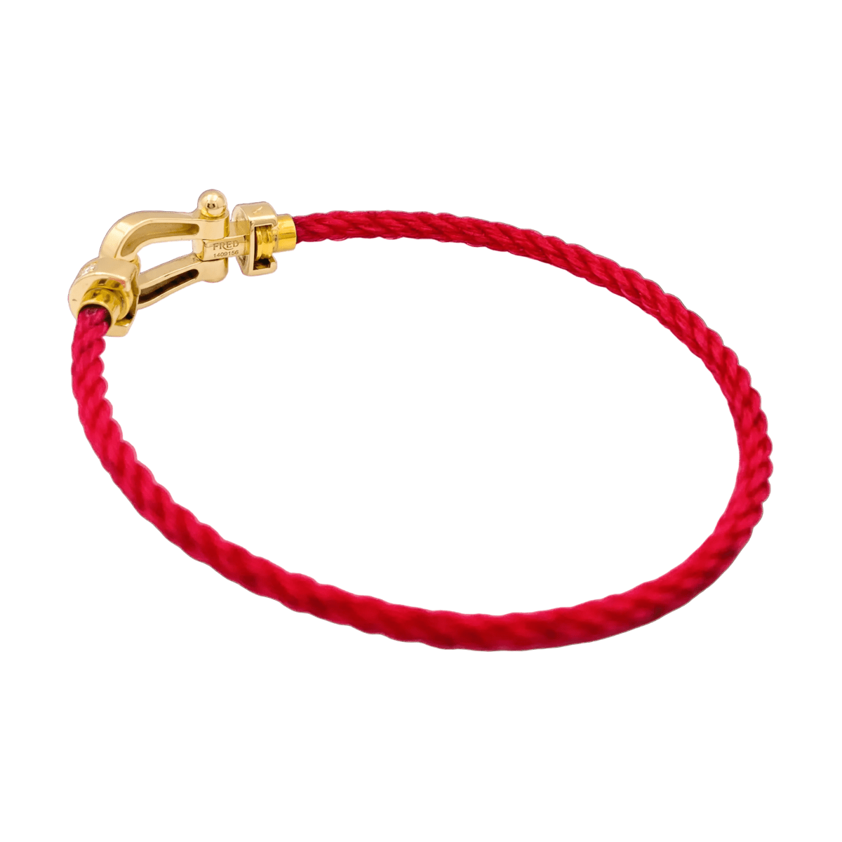 Bracelet FRED "Force 10" MM en or jaune et diamants - Castafiore