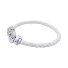 Bracelet FRED "Force 10" or blanc. - Castafiore