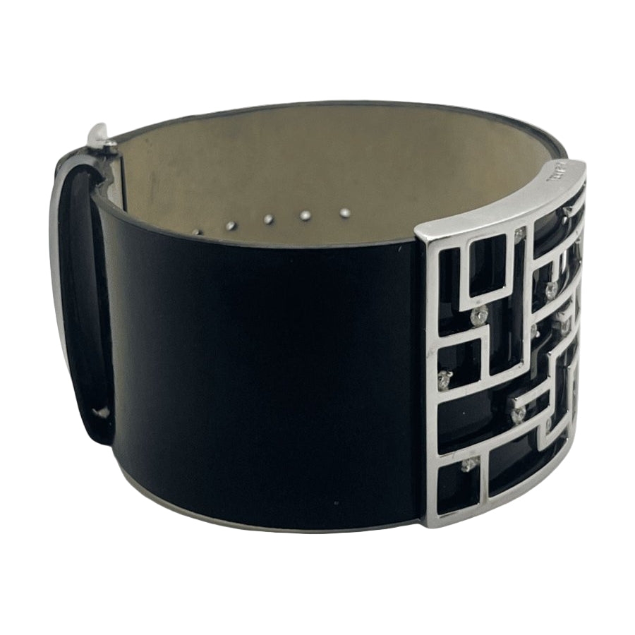 Bracelet GAREL en or blanc et diamants - Castafiore