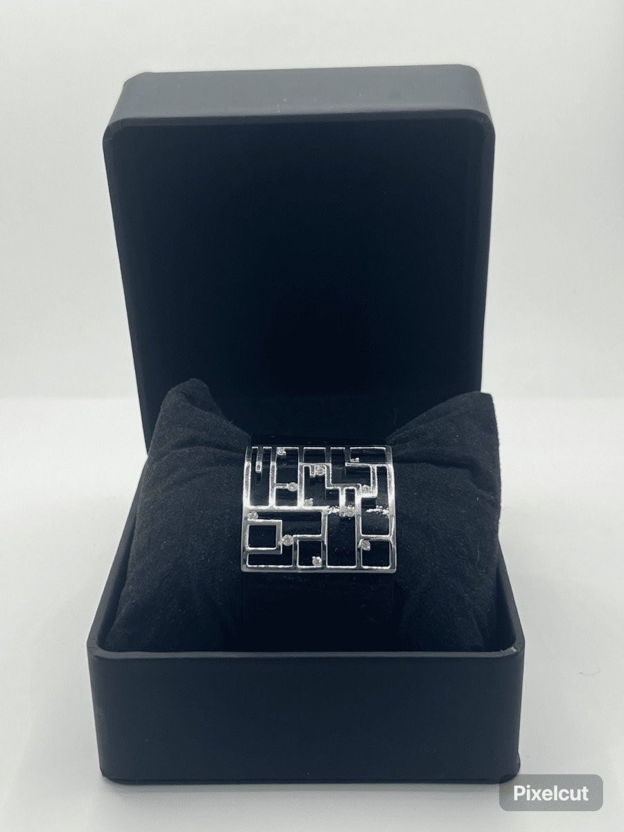 Bracelet Garel or blanc et diamants - Castafiore