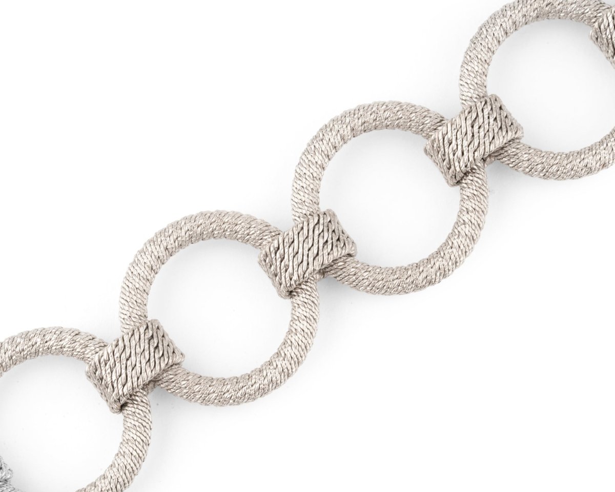 Bracelet GEORGES LENFANT en or blanc - Castafiore