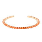 Bracelet GINETTE NY, "Maria", en Or rose et Corail - Castafiore